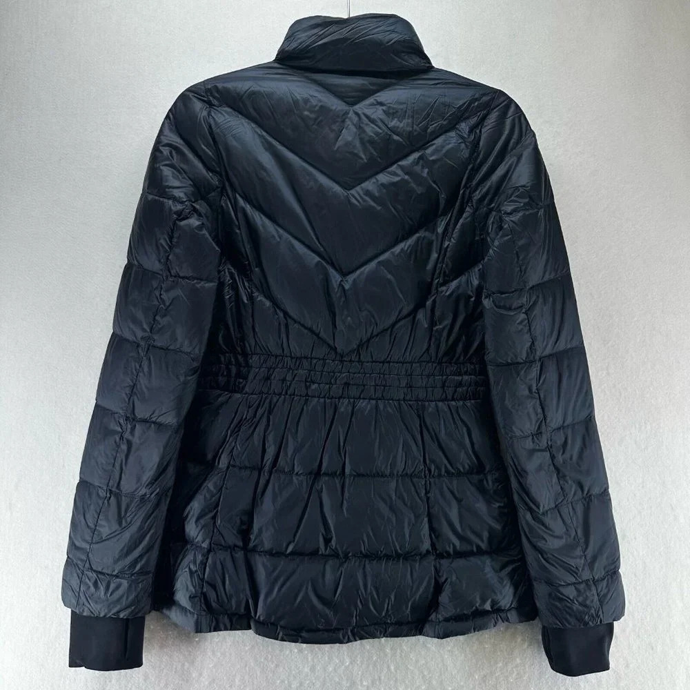 Athleta Jacket Womens 2XS Banner Peak Goose Down Puffer Full Zip Insulated Blue - Picture 3 of 12